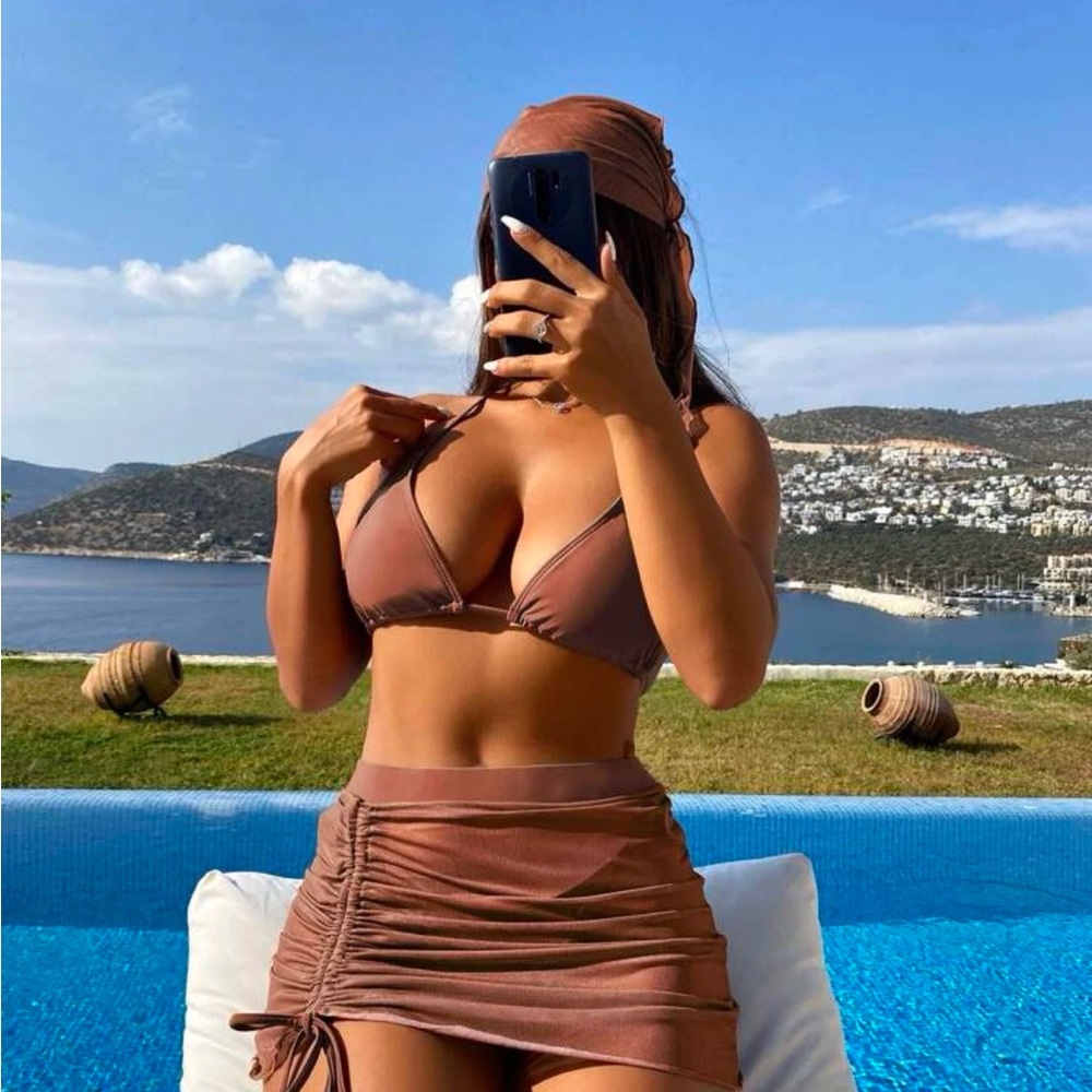 4 piece string cheeky bikini. NWOT - Picture 4 of 4